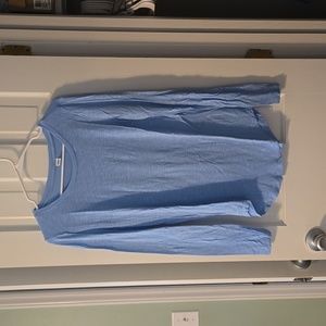 Old navy luxe long sleeve light blue shirt